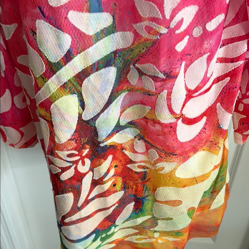 Leoma Lovegrove Women's Pink Floral Print Tunic Top - Picture 9 of 15